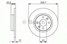 Disc frana - BOSCH 0 986 479 953 foto