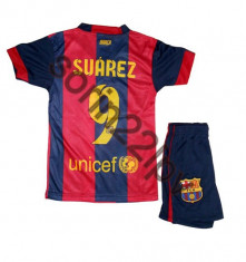 Tricou+Sort(Compleu) Pentru Copii Nike Barcelona Sezon 2014/15(NR 9 SUAREZ) foto