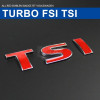 Emblema auto TSI autoadeziv pentru VW Volkswagen Golf Tiguan Lupo L 8cm; 2,5 l, Universal