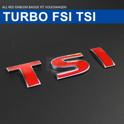 emblema auto TSI autoadeziv pentru VW Volkswagen Golf Tiguan Lupo L 8cm; 2,5 l foto