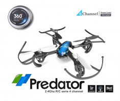 DRONA 2014! Predator 2.4Ghz 4CH remote control RC 6-Axis GYRO / 3D Quadcopter UFO drone foto