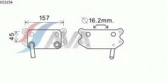 Radiator ulei, ulei motor VOLVO S70 limuzina 2.0 - AVA QUALITY COOLING VO3154 foto