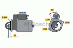 starter MAN TGM 15.240 FC, FLC, FLLC, FLRC, FLLRC - BOSCH 0 001 231 035 foto