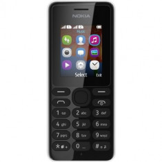 Telefon mobil Nokia 108 Dual Sim, microSD, 1.80 inch (128x160), OS S30, Radio FM, Negru foto