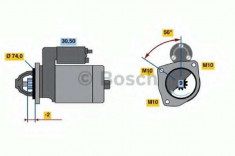 starter CITRO XM 2.5 TD - BOSCH 0 986 016 950 foto