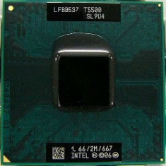 Procesor INTEL Core2Duo T5500, 2M, 1.66 GHz, 667 MHz) SL9SH sk M 478 laptop foto