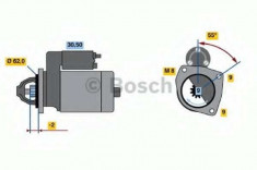 starter CITRO ZX 1.1 - BOSCH 0 986 013 850 foto