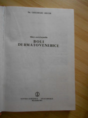 GHEORGHE BUCUR--BOLI DERMATOVENERICE MICA ENCICLOPEDIE foto