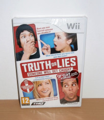 Joc Wii / Wii U - Truth or Lies , nou , sigilat foto