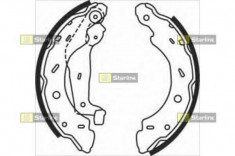 Set saboti frana SMART FORTWO cupe electric drive - STARLINE BC 07750 foto