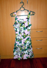 Rochie florala H&amp;amp;amp;M marimea S foto