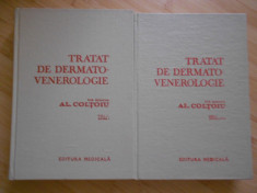 AL. COLTOIU--TRATAT DE DERMATO-VENEROLOGIE 2 volume foto