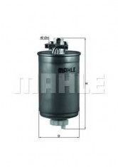 filtru combustibil FORD GALAXY 1.9 TDI - MAHLE ORIGINAL KL 180 foto