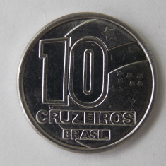 10 CRUZEIROS BRAZILIA 1991 AUNC