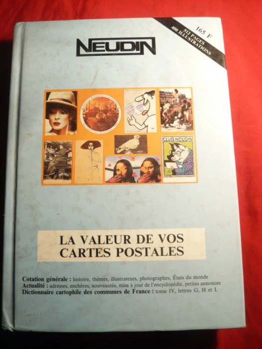 Catalog Ilustrate Francez -Neudin 1996 - Colectii Tematice , preturi din toata lumea
