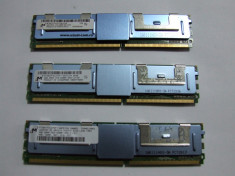 memorie server workstation ddr2 4Gb Micron fbdimm MT36HTF51272FY-667E1D4 FB-DIMM fully buffered dimm PC2-5300F 667Mhz foto