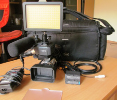 Camera video HD Sony HVR-A1E ( HDV, DVCAM ) cu accesorii foto