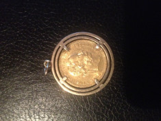 moneda aur 24k Ipleriul Austro-Ungar foto