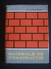 AL. STEOPOE - MATERIALE DE CONSTRUCTIE (1964, editie cartonata) foto