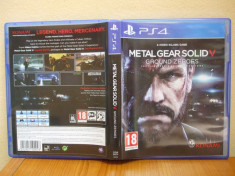 Metal Gear Solid V: Ground Zeroes (PS4) (2014) - PlayStation 4 (ALVio) ( VAND / SCHIMB ) foto