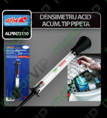 Densimetru acid acumulator tip pipeta foto