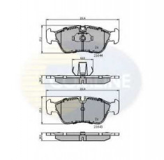 placute frana BMW 3 limuzina 316 i - COMLINE CBP01023 foto