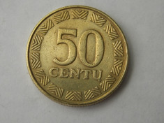 50 CENTU LITUANIA 1997 foto