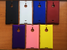 Hard case / Huse tari din plastic captusite cu un cauciuc mat superslim catifelate Nokia Lumia 1520 foto