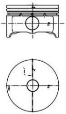 Piston FORD MONDEO Mk III limuzina 1.8 16V - KOLBENSCHMIDT 99456700 foto