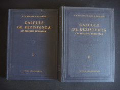 D. R. MOCANU, M. BRATES - CALCULE DE REZISTENTA CU SPECIFIC FEROVIAR 2 volume foto