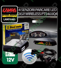 Senzori parcare cu display wireless PTS400Q4 12V foto