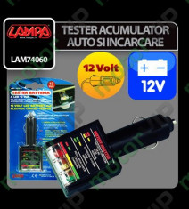 Tester acumulator si incarcare 12V foto