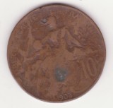 (M160) MONEDA FRANTA - 10 CENTIMES 1903, Europa