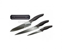 Set 3 cutite inox cu suport magnetic PH-22352 foto