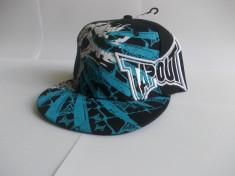 Sapca Tapout albastru bleu marin cu negru si broderie alba foto