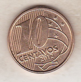 bnk mnd Brazilia 10 centavos 2012