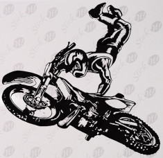 Sticker - Autocolant - Abtibild - Tatuaj de perete - Moto foto