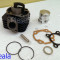 Kit Cilindru / Set motor + Segmenti + Piston Scuter CPI Hussar / Oliver / Popcorn ( 80cc - racire aer )