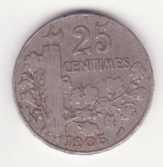 (M182) MONEDA FRANTA - 25 CENTIMES 1905 foto