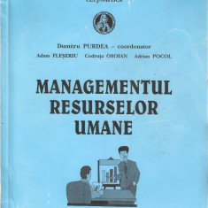 D. PURDEA - MANAGEMENTUL RESURSELOR UMANE { 1999, 476 p.}