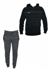 Trening conic NIKE - de bumbac - Negru cu Gri - Masuri: XXL - Model C. Ronaldo - NOU foto