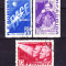 Timbre ROMANIA 1961/* 523 = AL 2- lea OM IN COSMOS, SERIE COMPLETA 3 V.