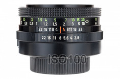 Carl Zeiss Tessar 50mm F2.8 sn417893 foto