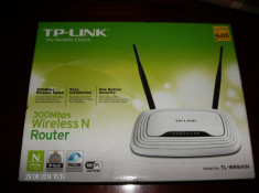 Router Wireless N 300 Mbps tip TP-LINK model no. TL-WR841N foto