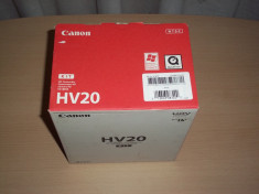 SUPER CAMERA VIDEO &amp;amp;bull; CANON HV20 - MiniDV HDV, 3.0 MP, 1920 x 1080 True HD CMOS &amp;amp;bull; NEFOLOSITA, CUTIE, ACCESORII foto