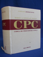 GABRIEL BOROI ~ CODUL DE PROCEDURA CIVILA * ADNOTAT - BUCURESTI - 2005 foto