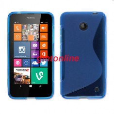 Husa silicon Nokia Lumia 630 + folie protectie ecran foto