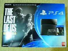 Consola PS4 500gb + The Last of US, noua, sigilata, 1699.99 lei foto