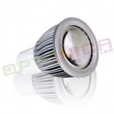 Lampa LED - MR16 - 4W COB 220V - lumina alba calda foto