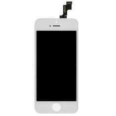 DISPLAY LCD FATA IPHONE 5 ALB - GEAM TOUCHSCREEN - NOU - CEL MAI MIC PRET !!! foto